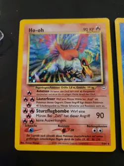 Schimmerndes Karpador & HO-OH Holo Neo Revelation German Pokemon - Image 5