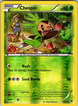Chespin (7) 7/162 XY - BREAKthrough Pokemon TCG LP - Image 1