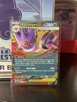 Pokemon TCG Mega Gengar Ex Phantasmal Flames 56/94 Double Rare NM - Image 1