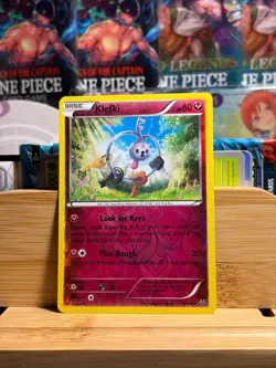 KLEFKI 48/108 Roaring Skies Rare Reverse Holo Pokemon TCG Lightly Played - Image 1