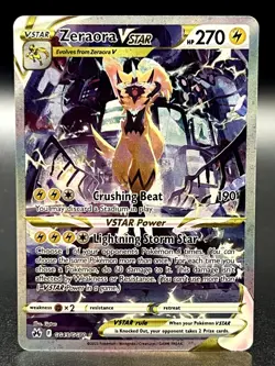 Zeraora VSTAR GG43/GG70 Ultra Rare Crown Zenith: Galarian Gallery Pokemon TCG NM - Image 1