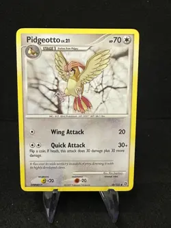Pidgeotto 58/132, 2007 Diamond & Pearl Secret Wonders, Pokemon, LP - Image 1