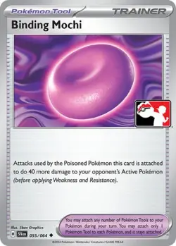 1x Binding Mochi (#055/064) - Holofoil NM Eng Pokemon - Prize Pack Series - Image 1