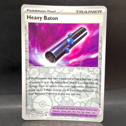 2024 POKEMON TEMPORAL FORCES HEAVY BATON 151/162 REVERSE HOLO (UNCOMMON) - Image 1