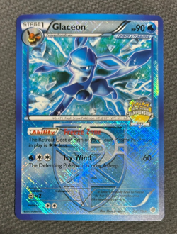 Pokemon Glaceon - 23/116 City Championships Cross Hatched Holo Promo - NM - Image 1
