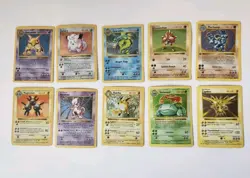 Shadowless Base Set With Binder (Near Complete 91/102) NM - DMG Pokemon WOTC - Image 1