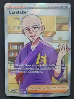 Caretaker 203/167 Ultra Rare Twilight Masquerade Pokemon TCG - Image 1