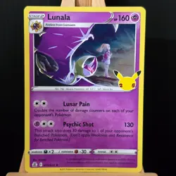 Lunala - 015/025 - Pokemon Celebrations 25th Anniversary - Holo - Pokemon TCG - Image 1