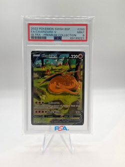 Pokemon 2022 BSP FA Charizard v Ultra-Premium Collection SWSH260 PSA Mint 9 - Image 1