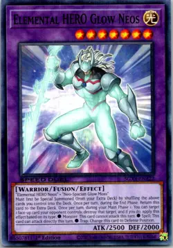 Elemental HERO Glow Neos SGX4-ENA22 Yu-Gi-Oh! NM 1st Edition - Image 1