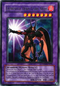 Yugioh Elemental Hero Flare Neos Rare DP03-EN013 Unlimited LP - Image 1