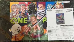 ONE PIECE Card Game Offcial Playmat Limited Edition Vol. 4 Zoro Promo Card NEW - Image 1