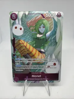One Piece! Monet OP14-074 R - Azure Sea's Seven - Dash Pack Promo - NM/Mint - Image 1