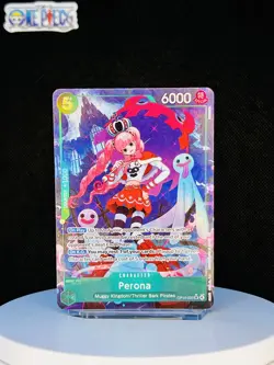 One Piece Card Game 🏴‍☠OP14-033 Perona SR NM Alt Art Foil ENGLISH - Image 1