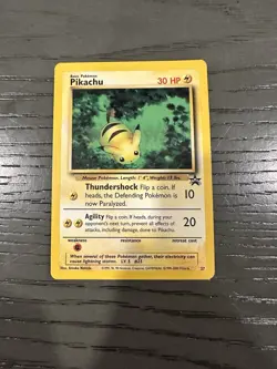 Pokemon Pikachu Wizards Black Star Promo 27 30 HP Regular 1999 TCG Card - Image 1