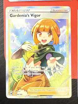 Pokemon TCG 4 Card Lot Trainer Supporter Full Art Holo Korean Iono Gardenia NM+ - Image 4