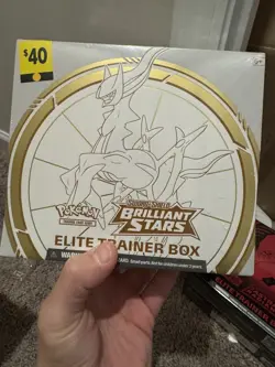 2022 Pokemon Sword Brilliant Stars Elite Trainer Box ETB NEW SEALED Slight dmg - Image 1