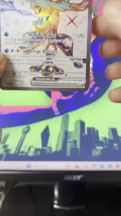Pokemon TCG Greninja ex 198/167 Twilight Masquerade Full Art Ultra Rare NM+ - Image 2