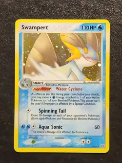 Swampert 11/106 EX Emerald Holo Rare Pokemon TCG 2005 - Image 1