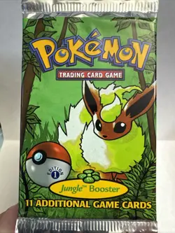 Wizards of the Coast First Edition Pokemon Jungle Booster Pack 742818060639 - Image 3