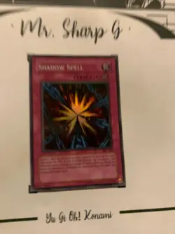 SHADOW SPELL - 1st EDITION SKE-041 ENGLISH Yu-Gi-OH! CARD SUPER RARE HOLO 2004 - Image 2