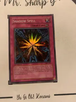 SHADOW SPELL - 1st EDITION SKE-041 ENGLISH Yu-Gi-OH! CARD SUPER RARE HOLO 2004 - Image 3