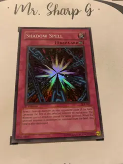 SHADOW SPELL - 1st EDITION SKE-041 ENGLISH Yu-Gi-OH! CARD SUPER RARE HOLO 2004 - Image 4