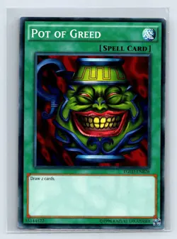 Yu-Gi-Oh TCG Yugi's Legendary Decks #YGLD-ENB26 Pot of Greed - Image 1