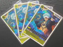 4x Trafalgar Law P-088 Promo - The Best Vol. 2 PRB-02 - One Piece Pirate Foil - Image 3