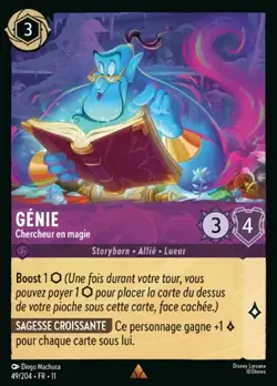 Lorcana - Genie - Chercheur en magie - Givresort Chapitre 11 - MINT/NMINT - FR - Image 1