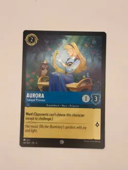 Disney Lorcana Aurora -Tranquil Princess #141/204 - Common - Non Foil - Image 1
