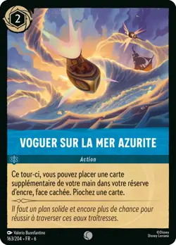 Disney Card Lorcana Chapter 6 Sailing on the Azurite Sea 163/204 Commune FR - Image 1