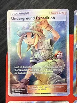 Pokemon TCG 4 Card Lot Trainer Supporter Full Art Holo Waifu Irida Acerola NM - Image 2