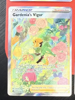 Pokemon TCG 4 Card Lot Trainer Supporter Full Art Holo Waifu Irida Acerola NM - Image 4
