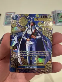 One Piece Sengoku - OP07-046 (SP) The Azure Sea's Seven Foil Custom Card - Image 1