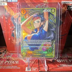 Bandai Namco One Piece CCG Nico Robin EB03-055 Foil Full Art Extra Booster Card - Image 4