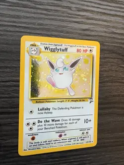 Pokemon TCG Wigglytuff Holo Rare Card 19/130 Base Set 2 - Image 2