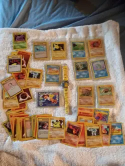 Box Lot Pokemon Lot Cards And Watch - Image 1