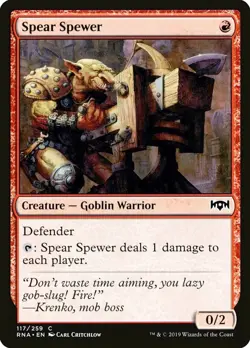 SPEAR SPEWER X 4 N/M- RAVNICA ALLEGIANCE MAGIC THE GATHERING - Image 1