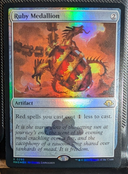 Foil Ruby Medallion - Modern Horizons 3 - Image 1