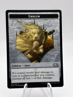 Emblem - Ajani Core Set 2015 M15 MTG LP - Image 1