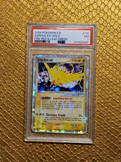 Pokemon Zapdos ex 116/112 Fire Red Leaf Green PSA 7 - Image 1