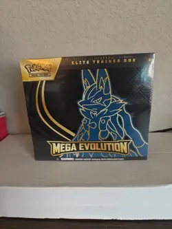 Pokemon TCG: Lucario Mega Evolution Elite Trainer Box ETB - Factory Sealed - Image 1