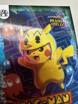 Pac-Man (Pikachu) #180 - Galaxy Holo - Electric Pikachu Cosplay - Pokemon - Image 2