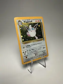Pokemon Base Set 2 Wigglytuff Holo Rare #19/130 English 2000 TCG - Image 3