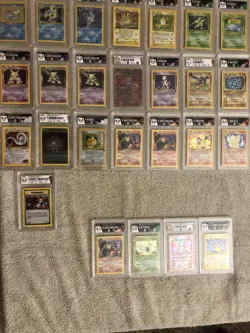 1999 Pokemon Base Set 2 Alakazam Holo #1/102 HGA 9 MINT - Image 4