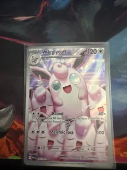 Pokemon Wigglytuff Phantasmal Flames 105/094 Illustration Rare Holo English - Image 1