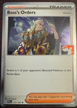 1x Boss's Orders (#172/193) - Holofoil NM Eng Pokemon - Prize Pack Series - Image 1