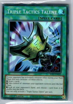 Triple Tactics Talent RA01-EN063 25th Anniversary Rarity - Yu Gi Oh - NM - Image 1