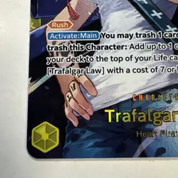 One Piece CCG Trafalgar Law EBO3-062 Secret Rare Heroines Edition - Image 4